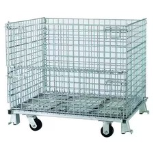 Nashville Wire C324028s4c Collapsible Bulk Container 18.4 Cu Ft Volume Cap., 40
