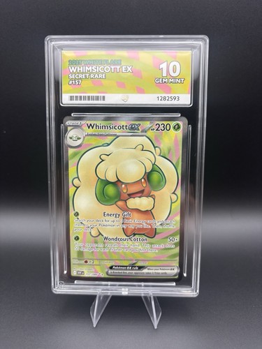 Whimsicott ex graded ACE 10 for sale on eBay