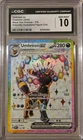 Pokémon Umbreon Ex 176 CGC 10 Black Star Promo Holo Prismatic Evolutions
