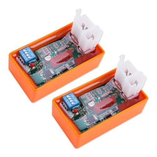 6 Rectangular Boxes ZORZA 2Pcs 6 Pin Adjustable AC CDI Motorcycle Ignition Box FT150 and ...