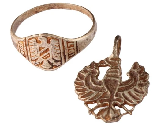 German empire WW1 Tirol 1914-17 Ring WWI Germany Military Eagle 1917 D.R.G.M.