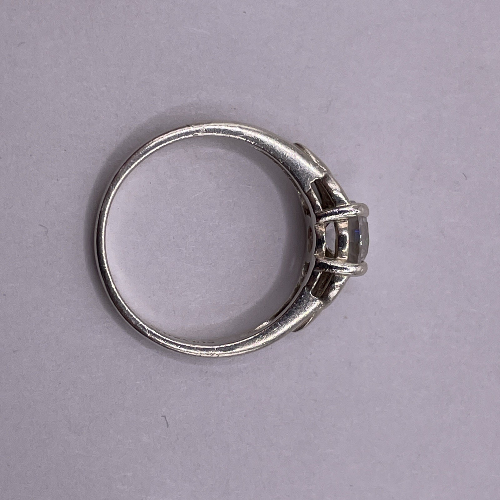 Solvar Sterling Silver Celtic Solitaire Engagemen… - image 3