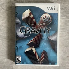 Professor Heinz Wolff's Gravity (Nintendo Wii, 2009) Game, USA / Great Condition