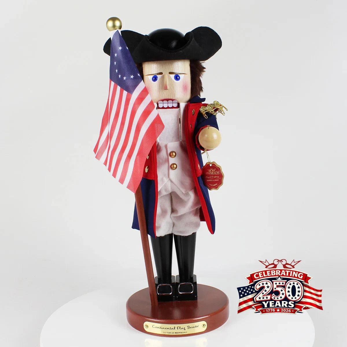 New for 2026- Steinbach Continental Flag Bearer 250th Anniversary Ed. Nutcracker