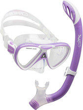 Cressi Snorkeling Silicone Set Mask Snorkel for Kids Ages 5 to 15 Years Old