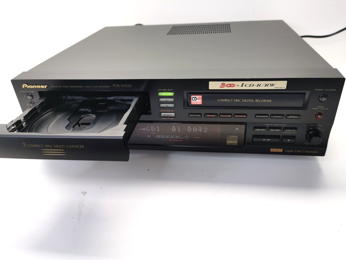 PIONEER PDR-W839 3 CD Changer / CD Recorder remote BOXED Serviced