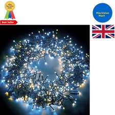 Festive 2000 LED Cluster Lights - 8 Functions, 8-Hour Timer & Plug-in Design