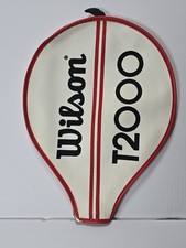 Vintage Antique Wilson T2000 Tennis Racquet Racket Cover Sleeve Cover Only USA