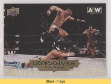 2022 Upper Deck AEW All Elite Wrestling UD Canvas Gold Ricky Starks READ 11q6