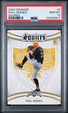 PAUL SKENES 2024 Panini Crusade Squires Rookie #6 PSA 10 GEM *ke