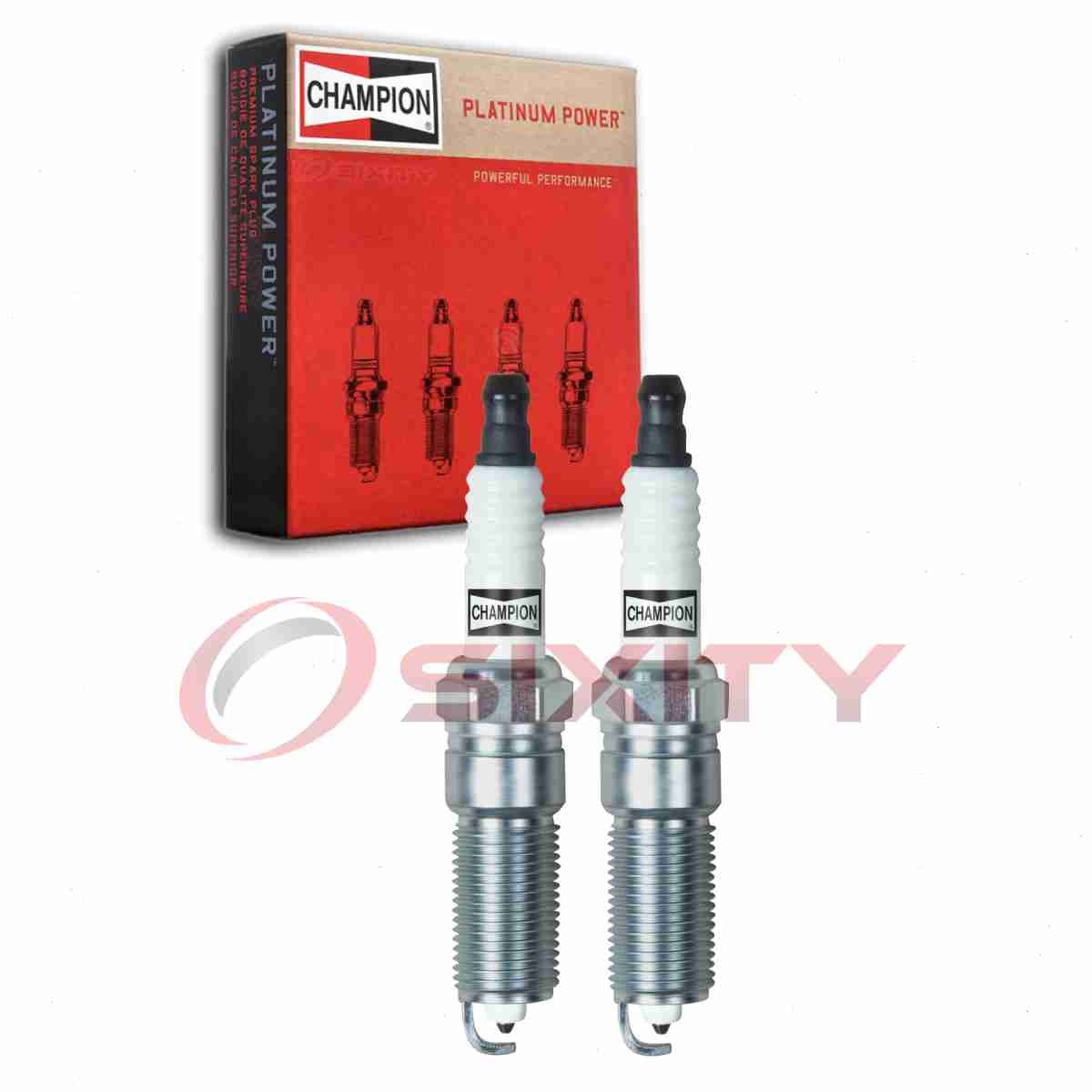 2 pc Champion Platinum 3032 Spark Plugs for RE10PMC5 LZTR5AIX13 LZTR5AGP yl