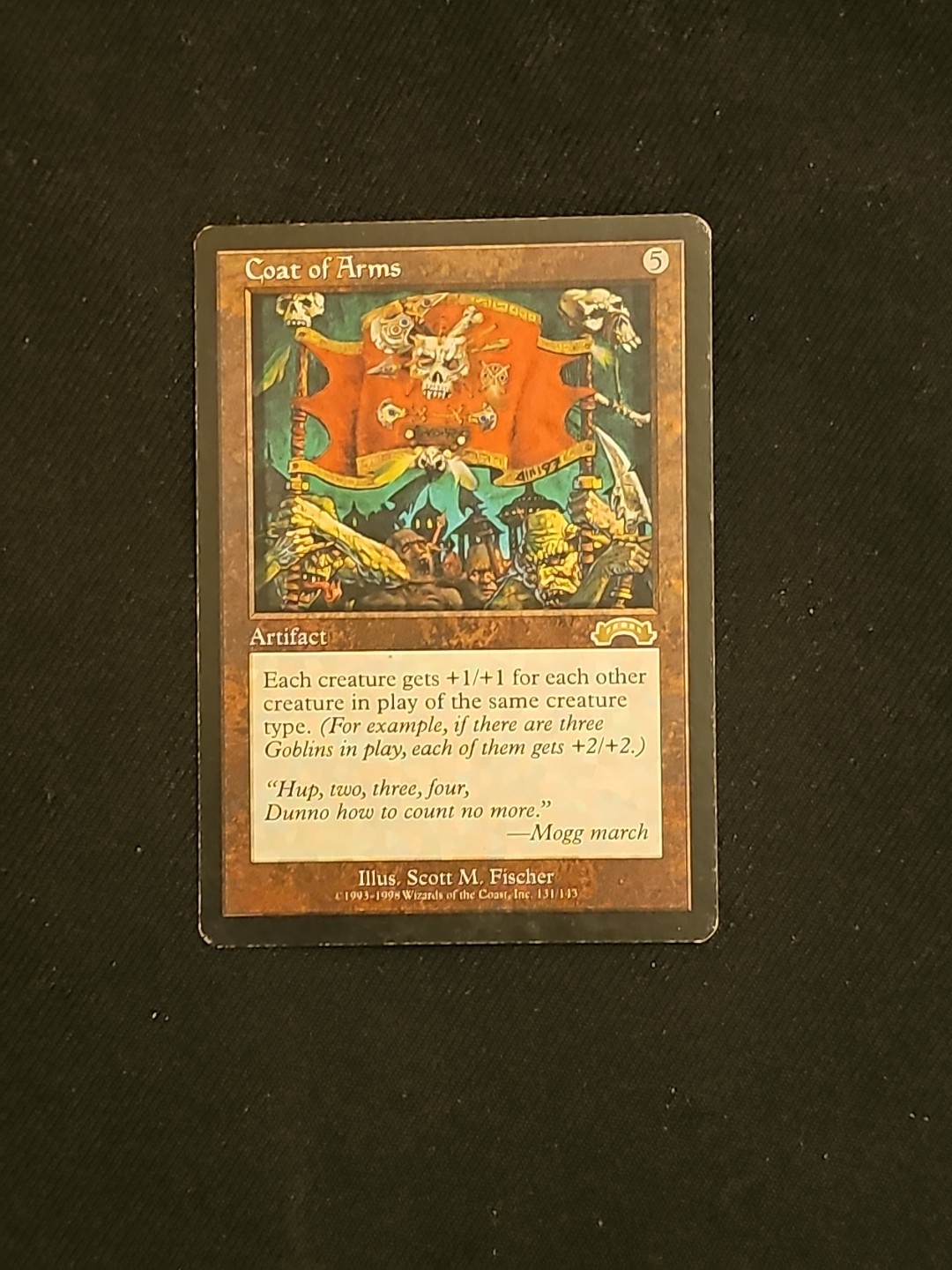 Coat Of Arms 🔥 RARE 🔥 MTG Exodus #131/143 LP/NM Magic the Gathering