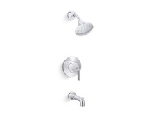 Kohler Tone TS27421-4G-CP Rite-Temp  bath and shower trim kit, 1.75 gpm -Box Dmg