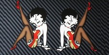 Free Shipping Betty Boop Motorcycle Stickers Decals Betty Boop Sticker Seal Deca
