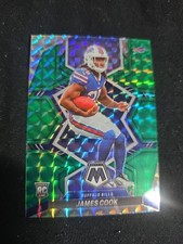 ?2022 Green Mosaic Prizm James Cook Rookie Card Buffalo Bills Running Back?. rookie card picture
