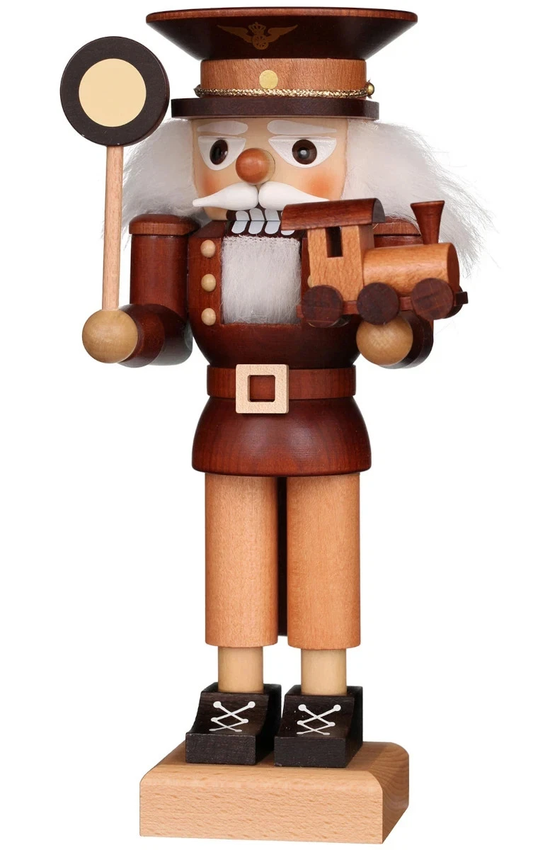 New in Box - Ulbricht Natural Train Conductor - German Nutcracker - 32-680
