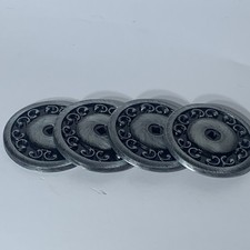 Jaybee JB Hollywood Regency 2 1/2" Płyta tylna Vintage W bardzo dobrym stanie Zestaw 4 szt.