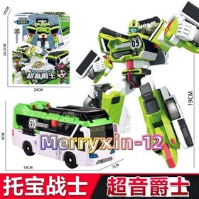 Tobot V Galaxy Detectives Bus King Transforming Robot 2 Modes Figure Toy