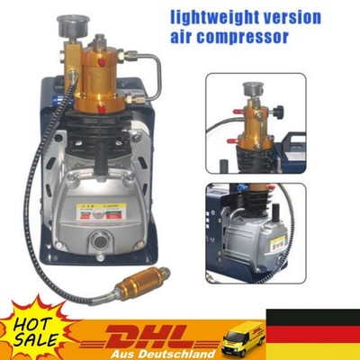 4500PSI 300BAR Electric Compressor Pump PCP High Pressure Air Pump Water Cooling