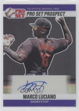 2021 Leaf Pro Set Metal 1990 Base Purple Rainbow 13/25 Marco Luciano Auto 10k8