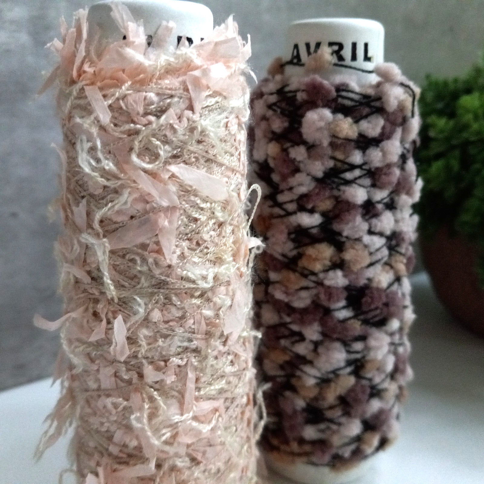 AVRIL Kyoto Yarn Lot 5 Minicones + 3 Daiso Yarns – Japanese Craft DIY