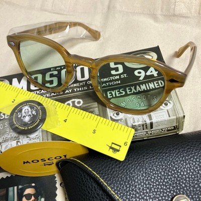 【Brand new, unused,】Moscot Lemtosh :BLONDE Size: 49 24-145