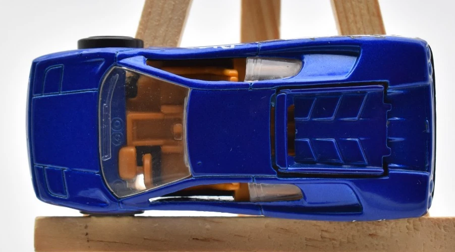 Matchbox Superfast #22 Lamborghini Diablo blu. Prodotto in Thailandia.... - Immagine 3 di 4