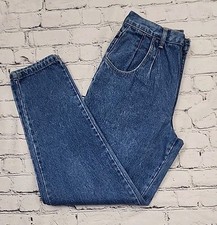 Vintage 90  s Calvin Klein Sport Denim Blue Jeans Womens CK Size 10 Made In USA