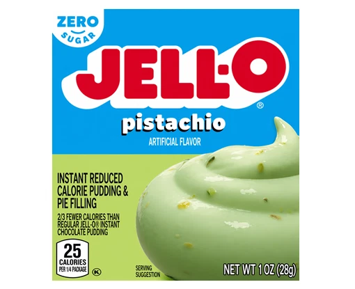 Jell-O Pistachio Sugar Free Pudding Pie Filling Mix Pack of 6 1 oz Boxes