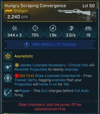 Borderlands 4 🎉 Hungry Scraping Convergence (Shock) ✨ [Jakobs/Atlas/RIP]