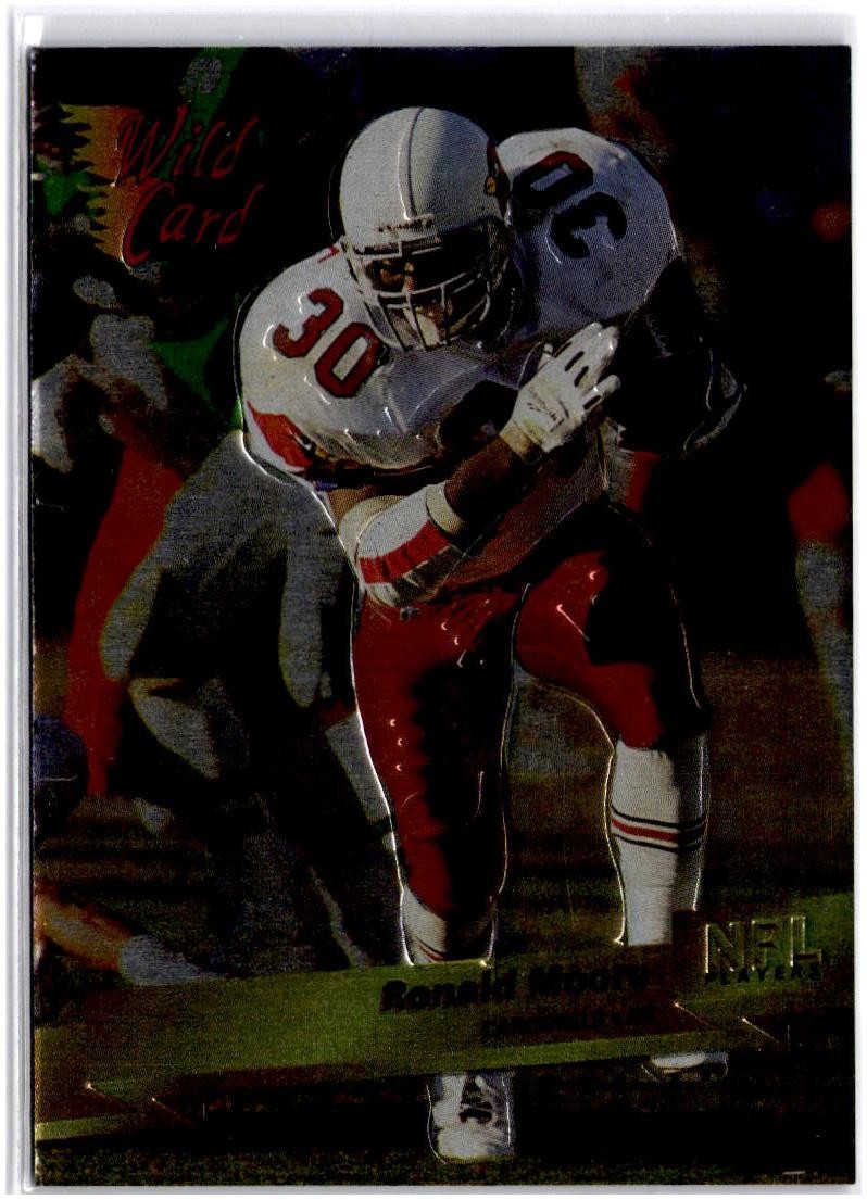1993 Wild Card #247 Ronald Moore Rookie Phoenix Cardinals Near Mint or Better