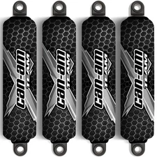 Black X Can Am Team Shock Covers Bombardier Defender  HD10  HD8  HD5 (Set of 4)