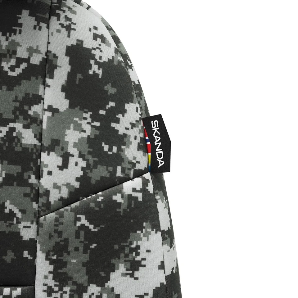 For Cadillac Eldorado 92-95 Digital 1st Row Camo Urban Custom Seat Covers - Image 4 of 4