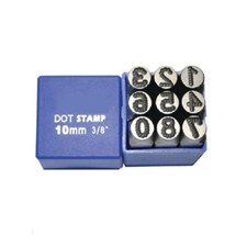 3mm-5mm Dot Stamp Steel Digital Metal Punch Stamps Alphabet Wood Leather Etc