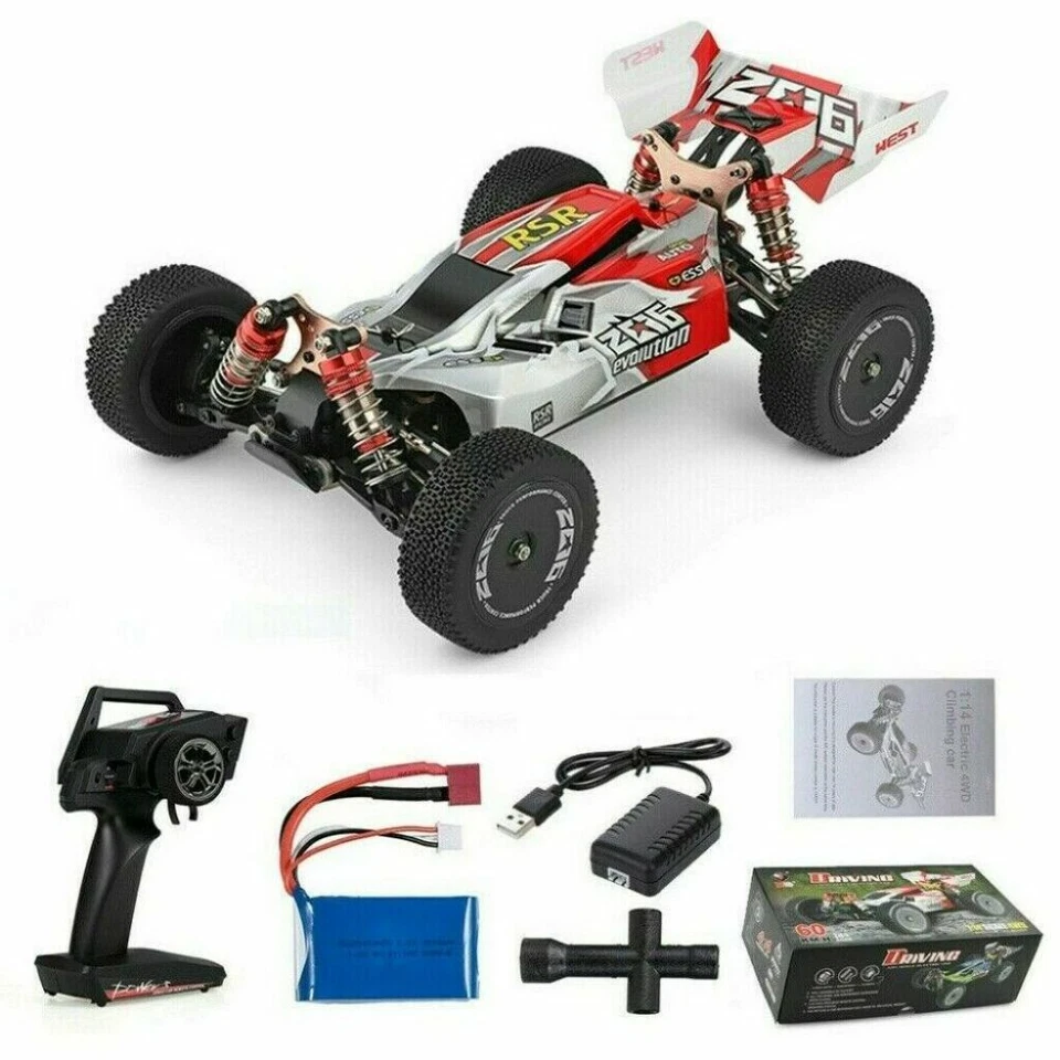 Wltoys XKS 144001 2.4G 1:14 RC Auto 4WD 60km/h High Speed Buggy Off-Road Car RTR - Bild 3 von 4