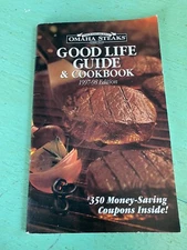 Vintage 1997 Omaha Steaks Good Life Guide & Cookbook Recipes Cook Book Cooking