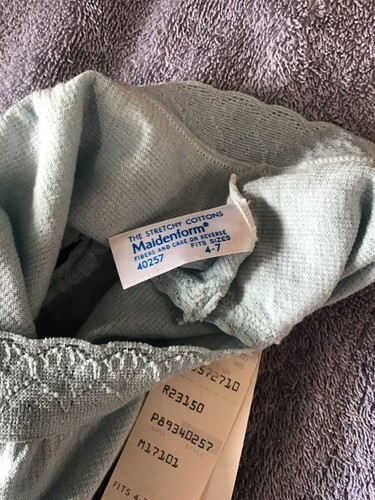 Maidenform Smooth And Stretchy Cotton & Lace Hipster Bikini Panties OSFA 4-7 USA - 第 3/8 張圖片