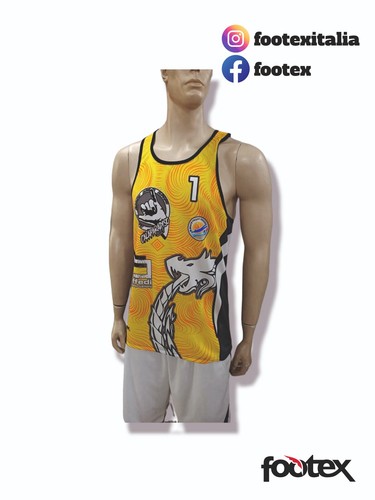 Footex Vest Beach Volleyball Dragon Made in Italy Yellow/White/Black | eBay