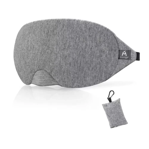Mavogel Cotton Sleep Eye Mask - Updated Design Light Blocking Sleep Mask Soft...