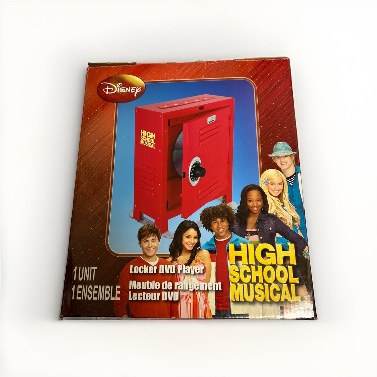 Brand New Rare Disney High School Musical Locker DVD Player