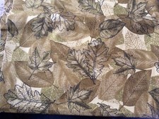 1/2 yd Timeless Treasure Harvest Leaves green/ tan