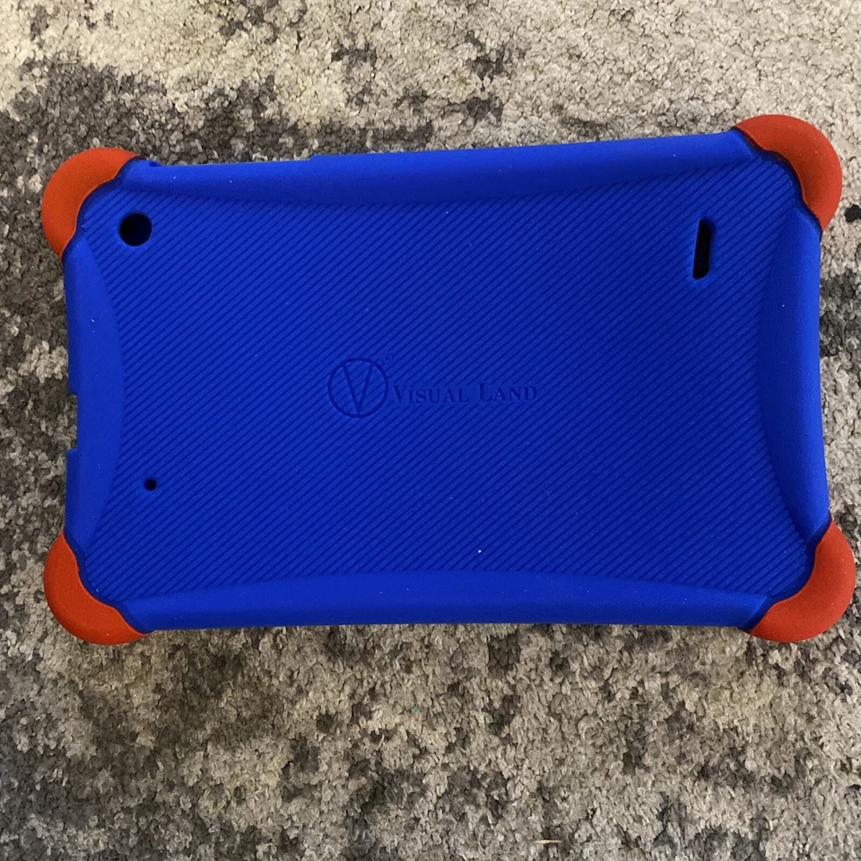 Visual Land 7” Silicone Safety Bumper Case - Blue For Prestige 7, Pro7,  Elite 7 - Image 2 of 2