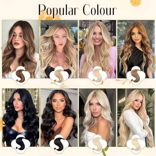 200S Fusion Pre Bonded Nail U Tip Keratin Remy Human Hair Extensions FULL HEAD - Picture 18 of 35