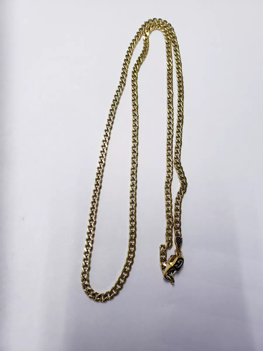 GLD Micro Cuban in Yellow Gold Tone 3mm 22