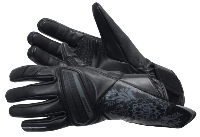 Gants cuir Roleff RO79 femme noir XL contre le froid et le vent