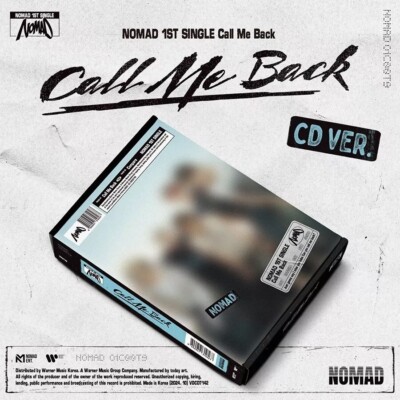 NOMAD CALL ME BACK 1st Single Album CD+5 Photo Book+2 Poster+Sticker+Film+2 Card