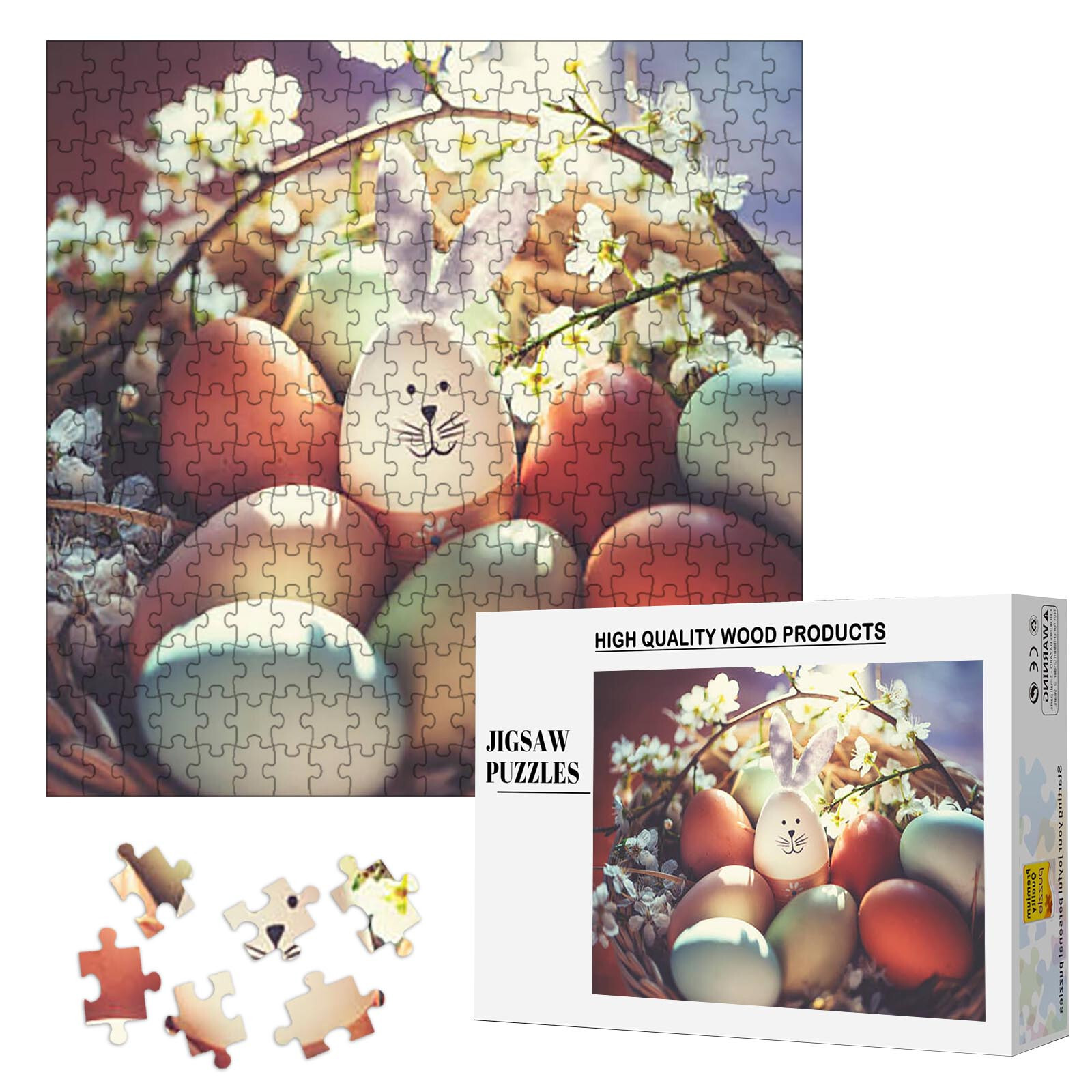 300pcs Custom Photos Wooden Puzzles Gift Box set DIY Birthday Gift for Friends