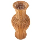 Rattan Cylinder Vases