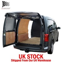 VW Caddy Maxi Life HintertüR Markise Abdeckung Tailliert (2004 Ab) Grau 567