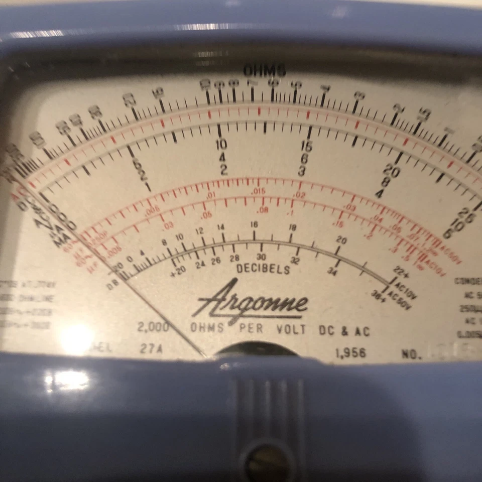 Argonne 27A Multimeter Vintage Rar Made in Japan Rarität Messgerät Sammler - Bild 4 von 4